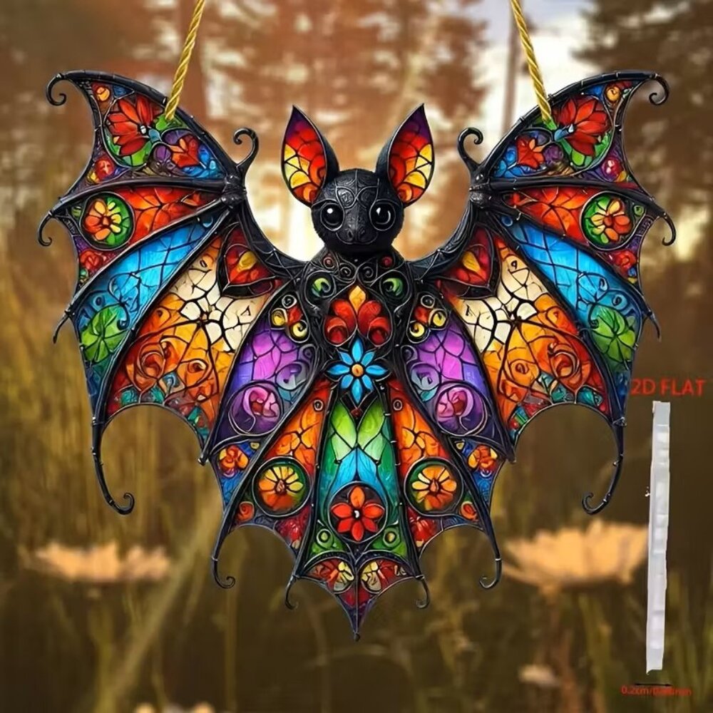 Charming 2D Bat Acrylic Hanging Decoration Z144